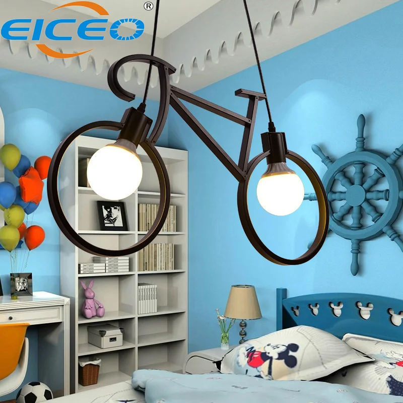 EICEO Ретро промышленное освещение для велосипеда Ресторан Бар интернет кафе