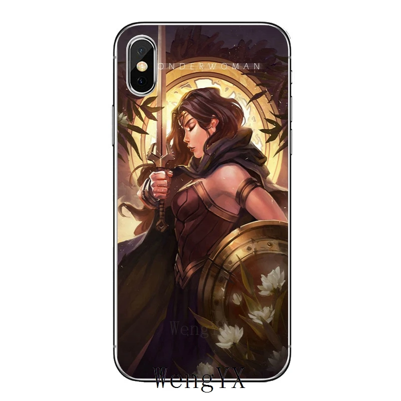 Лига Справедливости, Марвел Бэтмен чудо-женщина для huawei Коврики 8 9 10 20 P8 P9 P10 P20 pro Lite плюс P Smart мини-мягкий чехол для телефона - Цвет: Wonder-Woman-A-04