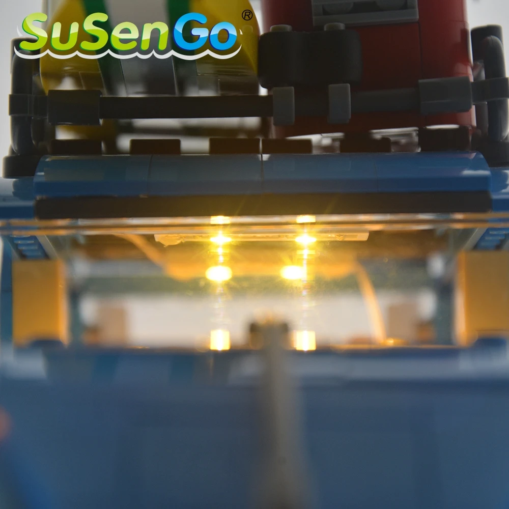 Светодиодный светильник SuSenGo набор для игрушек 10252 Beetle ing совместимый с 21003 без