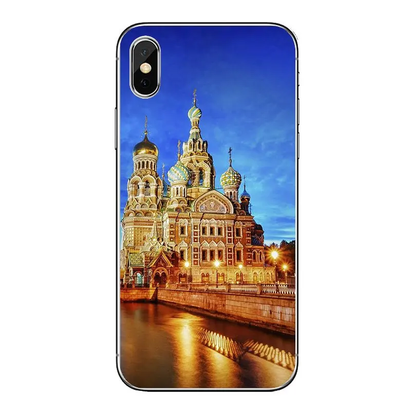 The Church of Our Savior on Spilled Blood For iPod Touch iPhone 4 4S 5 5S 5C SE 6 6S 7 8 X XR XS Plus MAX Soft Silicone TPU Case |
