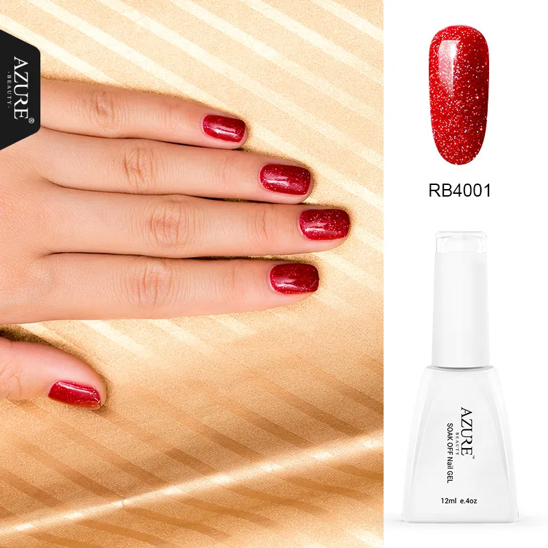 Радужный Гель лак Azure Beauty 5 шт./лот неоновый Блестящий блестящий гель для удаления