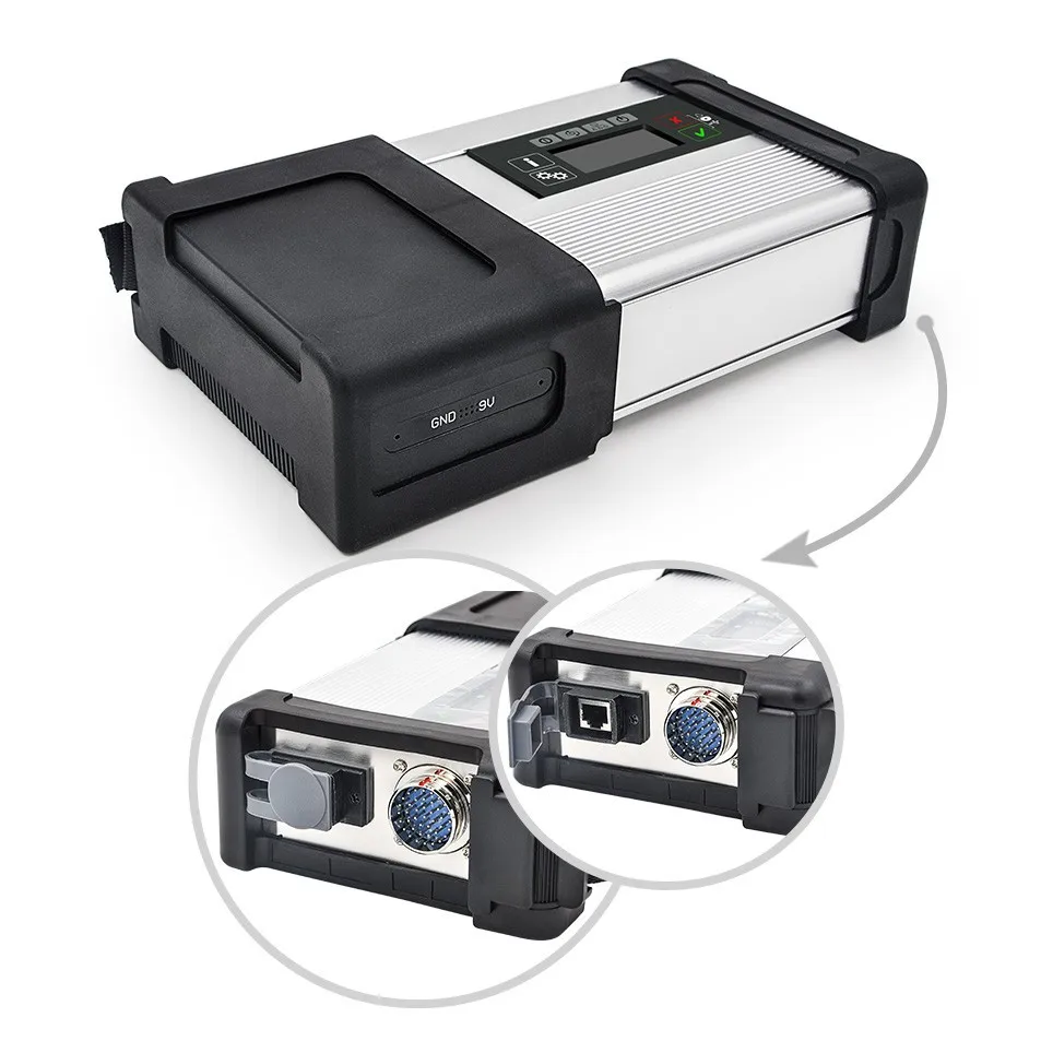 2020 obd2 сканер с полным чипом MB STAR C5 мультиплексор и 5 кабелей для Benz автомобильный - Фото №1