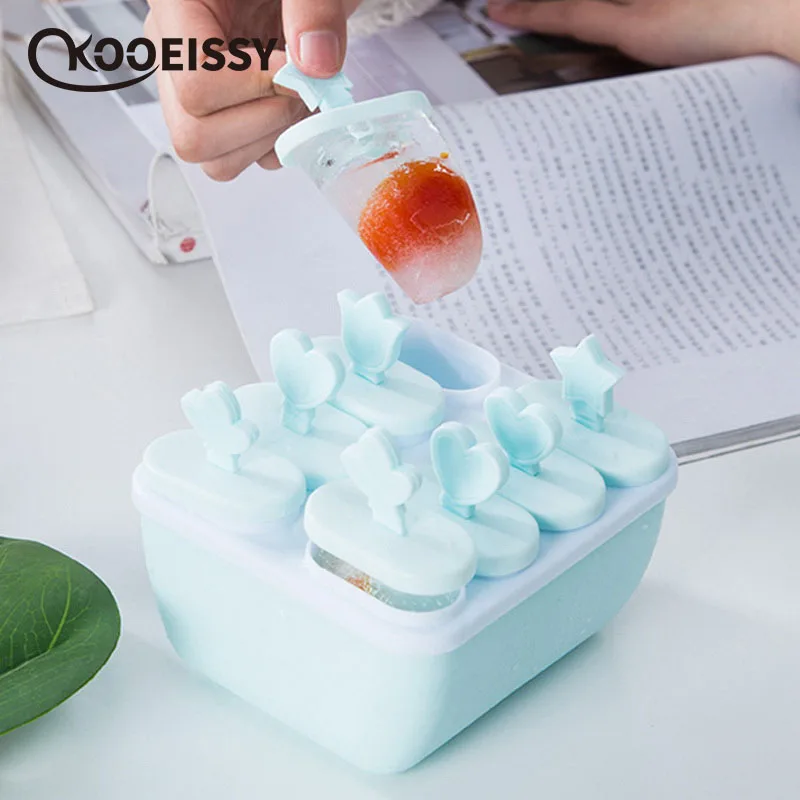 Креативный мультфильм DIY Инструменты для мороженого 6 ячеек коробка Фруктового
