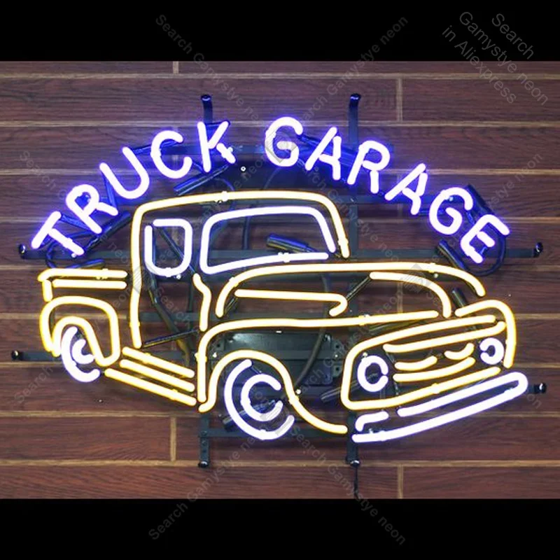 

Truck Garage Neon Sign Bulb Handcrafted Iconic Sign Custom Car light Neon Art Lamps Sign store display advertise enseigne lumine