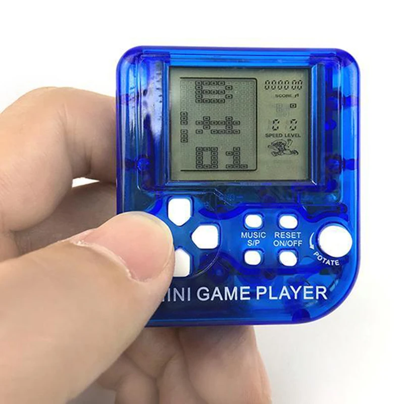 Детские портативные игровые консоли мини тетрис игрушки Новые