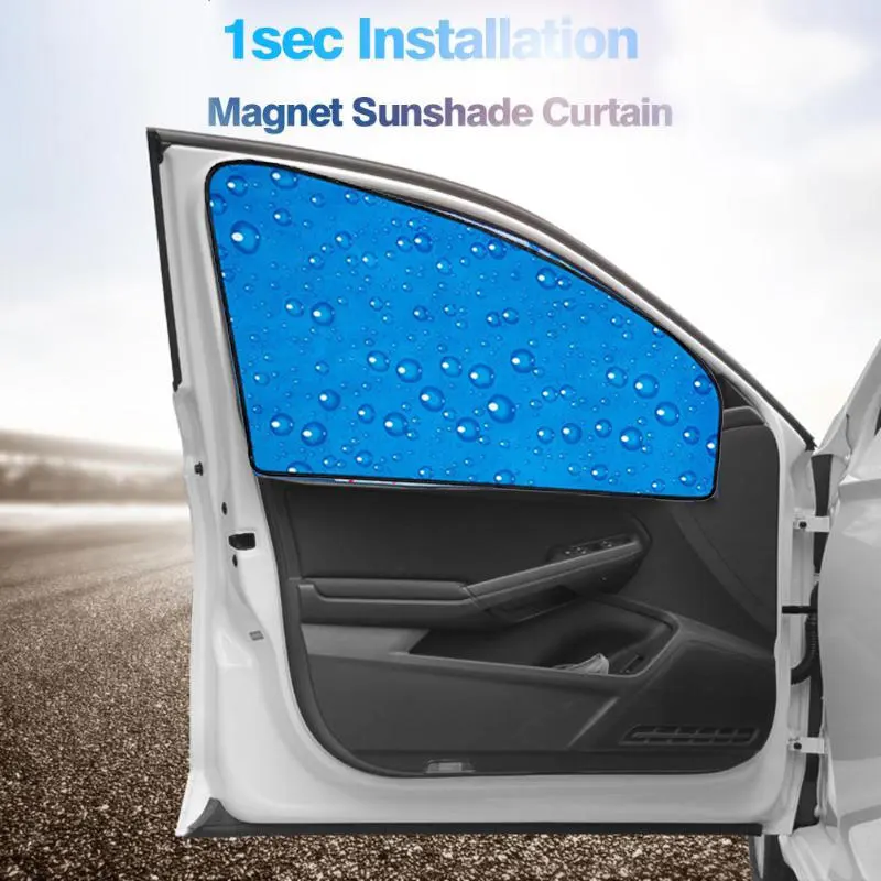 Vehemo Magnet Windshield Sunshade Car SunShade Vehicle Window Covers for Water Droplets Auto Sun Visor Portable |