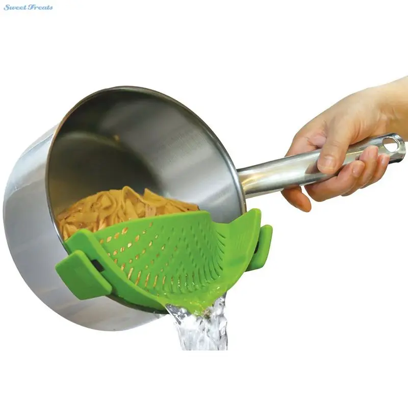 Подсластители деформации клип на Силиконовый Фильтр зеленый Посудомоечная