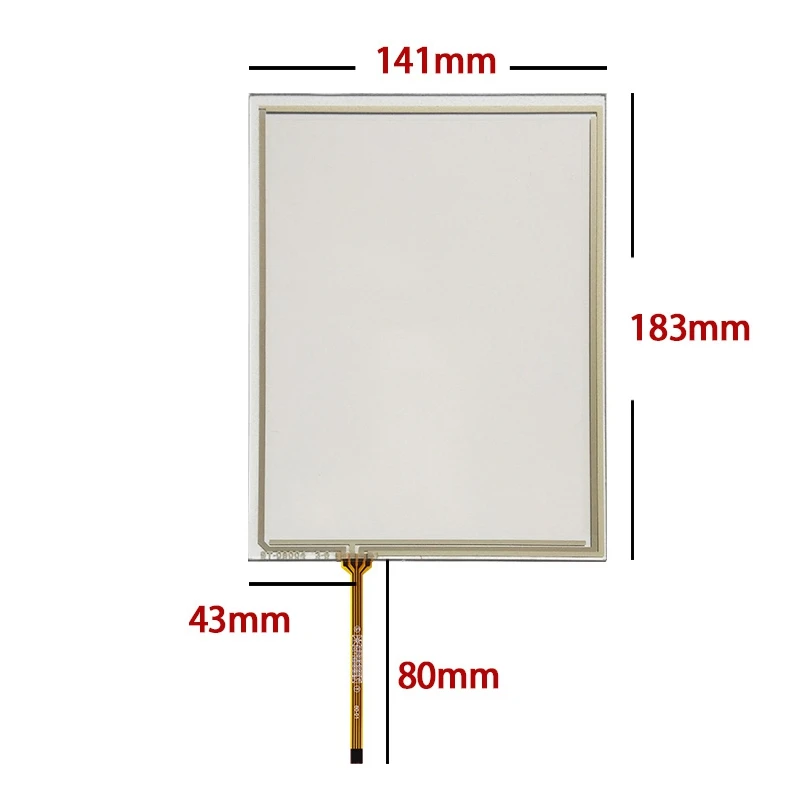 

Original 8inch 183*141mm 4wire Resistive Touch Screen Replacement