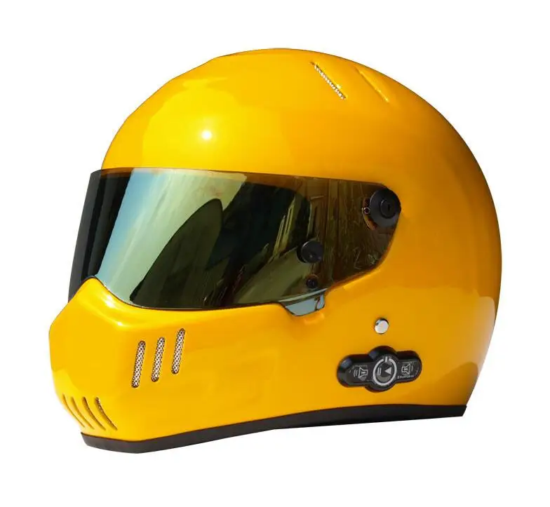 Kart мотоциклетный шлем Осень и зима теплый kart racing стекло стекловолокно bluetooth ATV-6