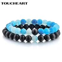 toucheart 2 pcsset casual natural stone bead bracelets bangles for women personality handmade jewelry making bracelet sbr180151
