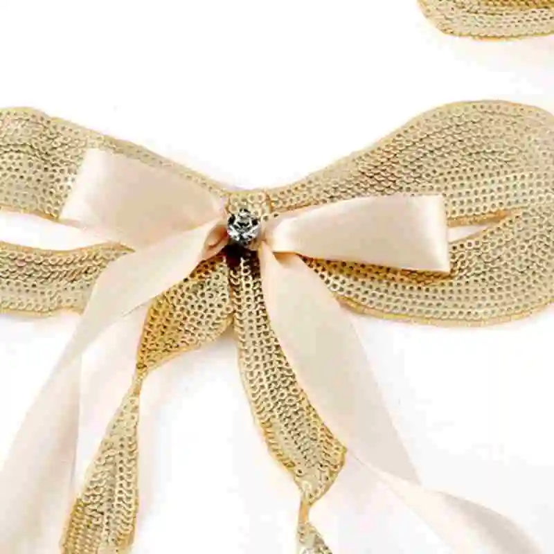 Prajna Beautiful Bow-knot Patches Shiny Sequins Sewing For Clothing Accessories DIY Garments Kids Women T-shirt Decor | Дом и сад
