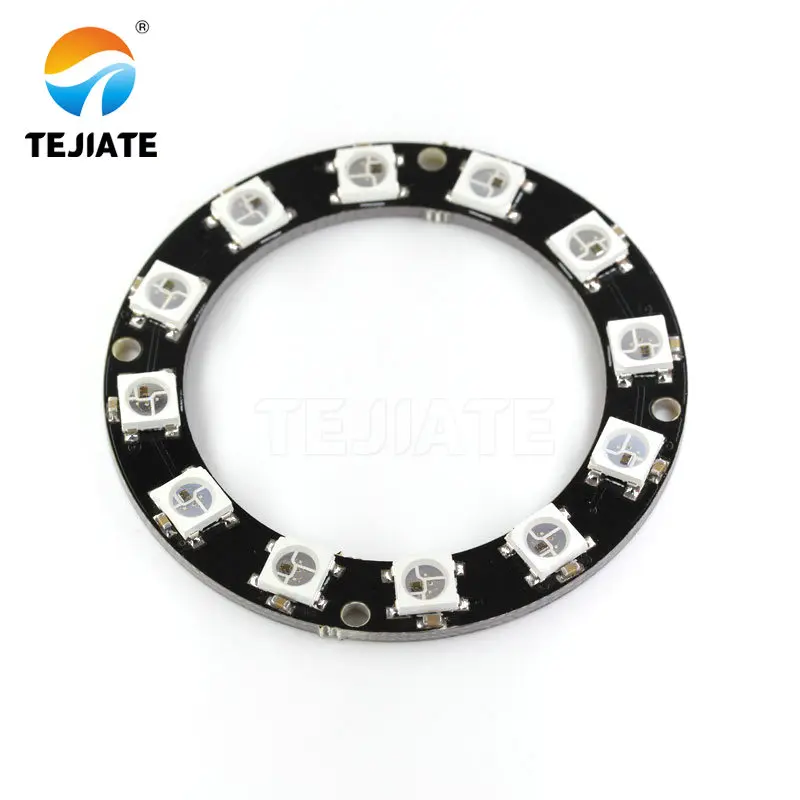 RGB LED Ring 12 бит WS2812 5050 со встроенным модулем драйвера|Интегральные схемы| |