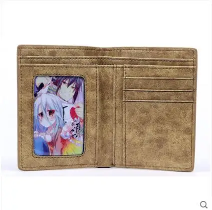 Аниме Нет игры нет жизни cos cartoo Печать I love mankind PU модный унисекс короткий кошелек мужской женский PU Повседневный Кошелек
