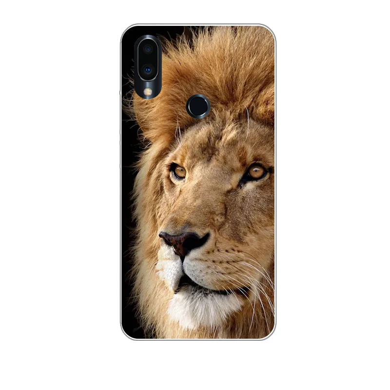 Чехол для Meizu note 9 силиконовая Мягкая задняя крышка из ТПУ с изображением зверей