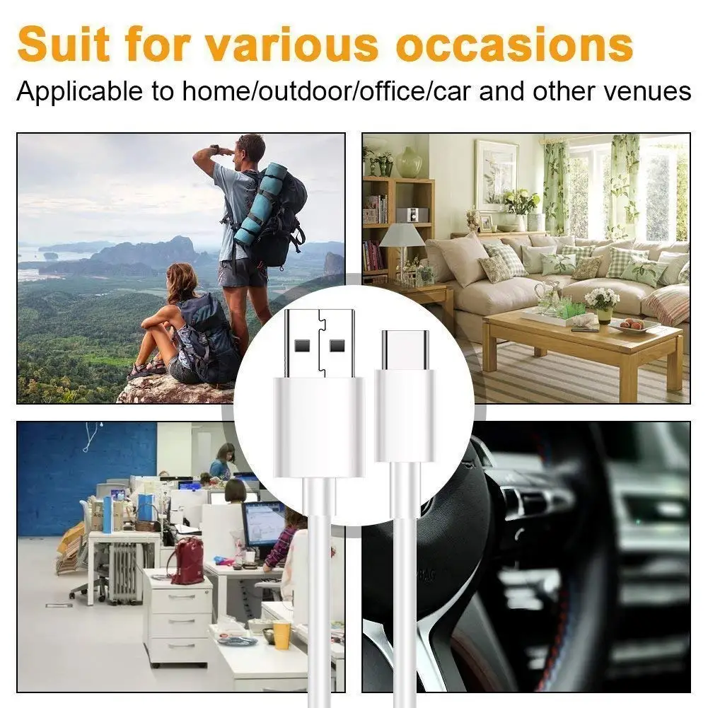 Meтранс 5 Тип упаковки C кабель 5 упаковка 1 м 3 фута USB C кабель для samsung usb type C для huawei Xiaomi кабель для зарядки данных для Android