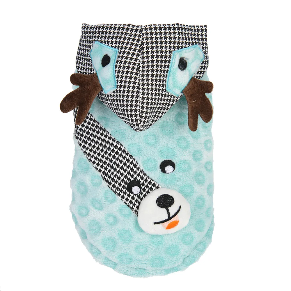 Рождественская одежда для домашних животных с героями мультфильмов толстовка