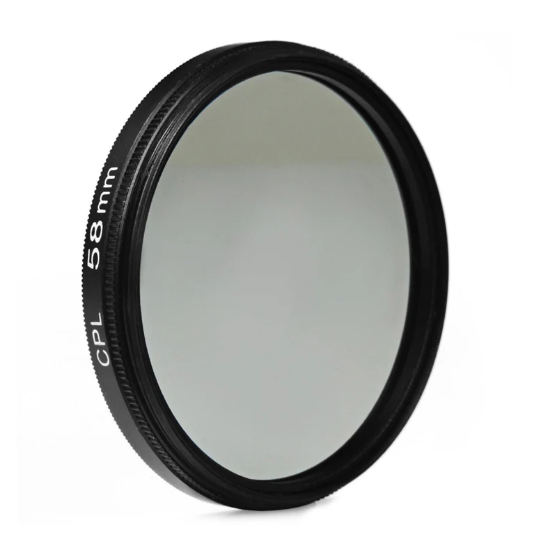 58 мм CPL поляризационный фильтр для Nikon Sony Pentax Olympus Canon 1300d 800D 760d 750d 650D 600D 100d 80d 70d 18-55 мм Интимные аксессуары