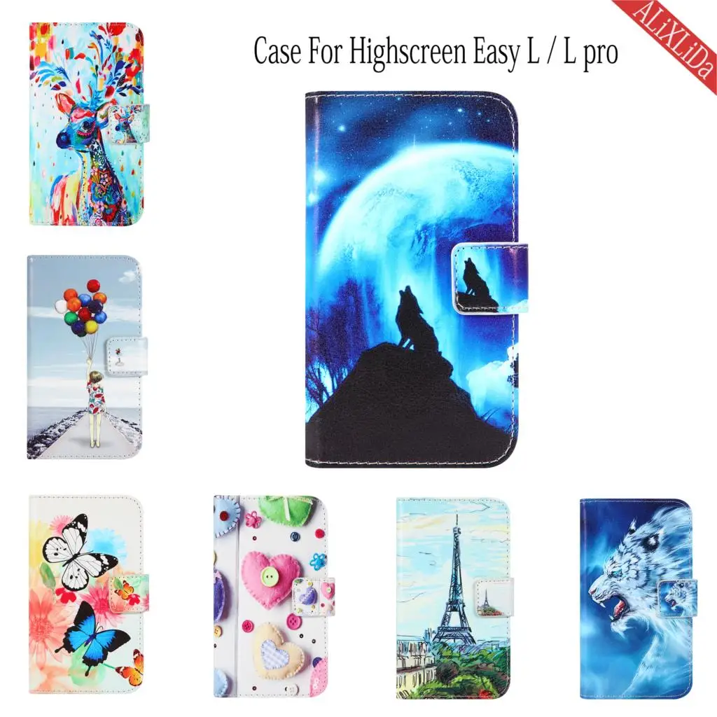 Чехол для Highscreen Easy L / pro Модный чехол с мультяшным рисунком высококачественный