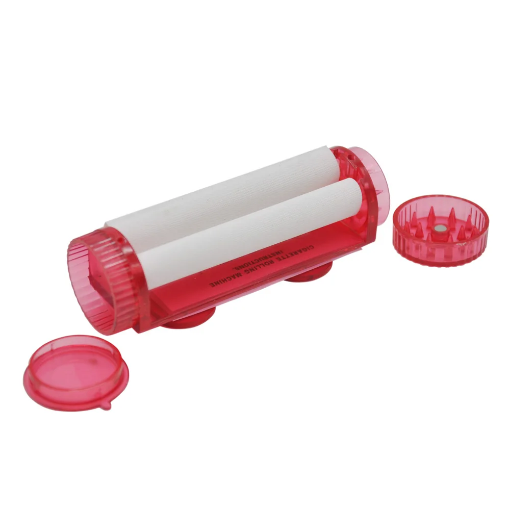 Hot Pink HORNET опасности Пластик прокатная машина с жернов для трав, Портативный машинка для самокруток производитель сигарет для 78/110 м Бумага - Цвет: Hot Pink