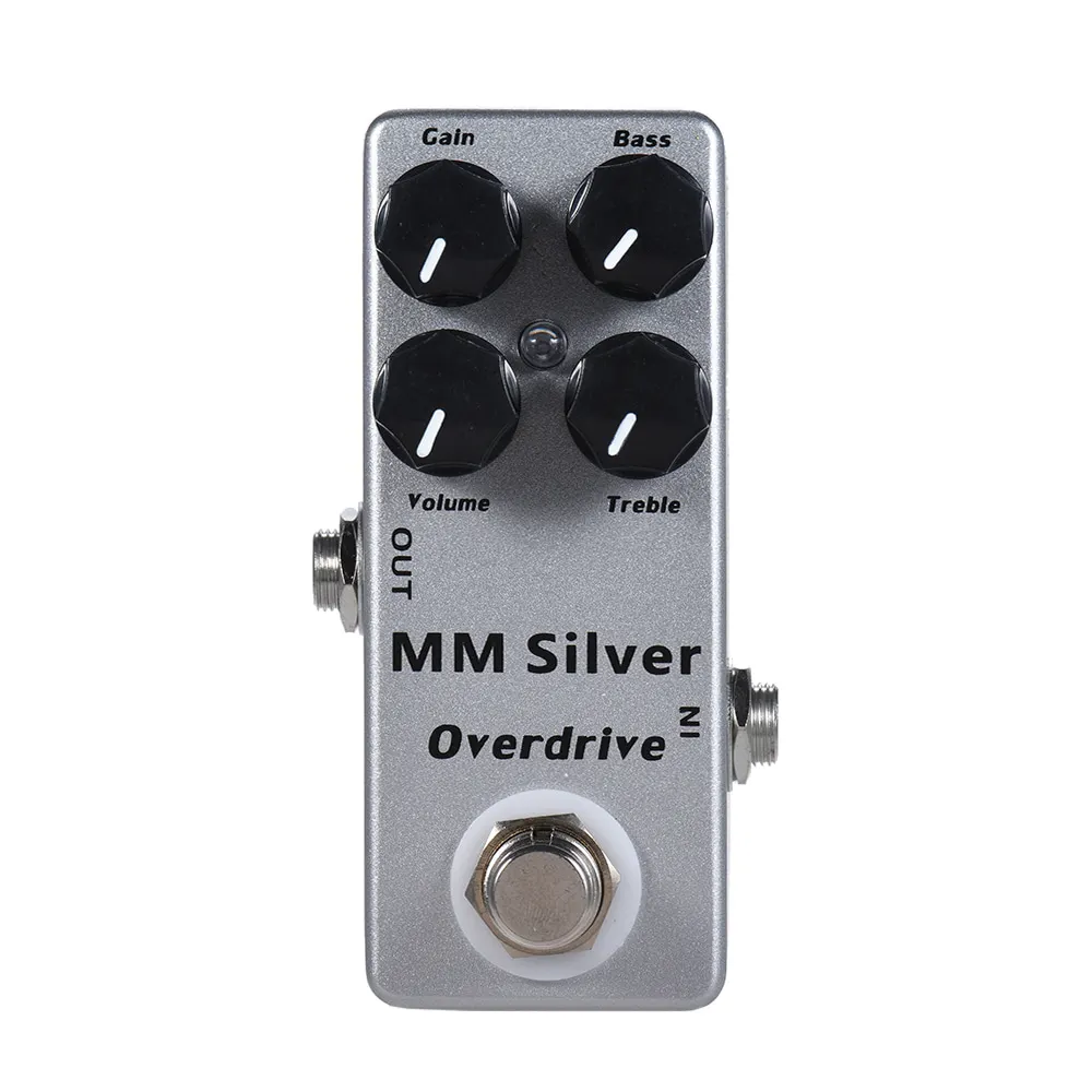 MM OVERDRIVE Moskyaudio мини гитарная педаль для звукового эффекта овердрайв, компрессор, искажения, хор, задержка, реверберации - Цвет: MM OVERDRIVE