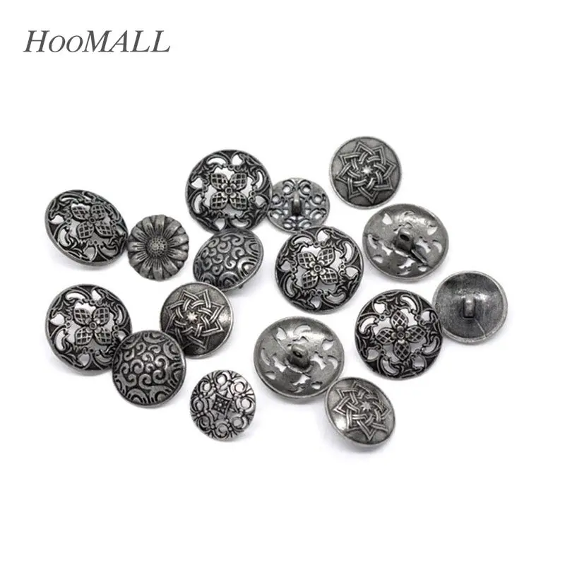 50 шт. резные металлические пуговицы для скрапбукинга 17 23 мм|metal wall art modern|button metalmetal