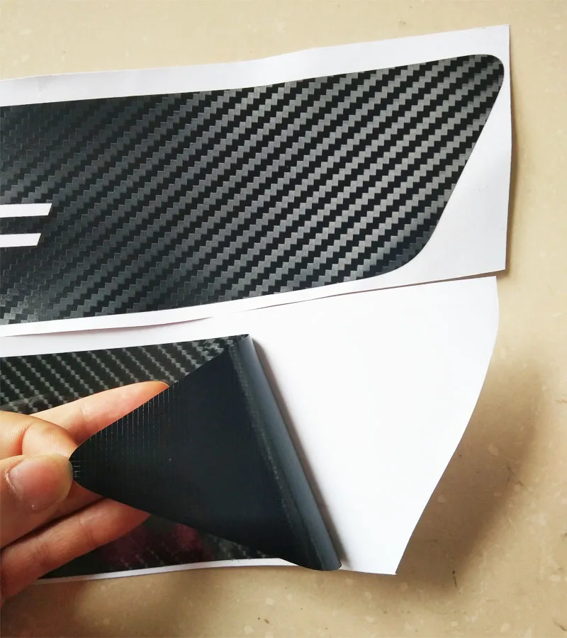 Наклейка на задний бампер автомобиля из углеродного волокна для Chevrolet Cruze Lacetti Spark