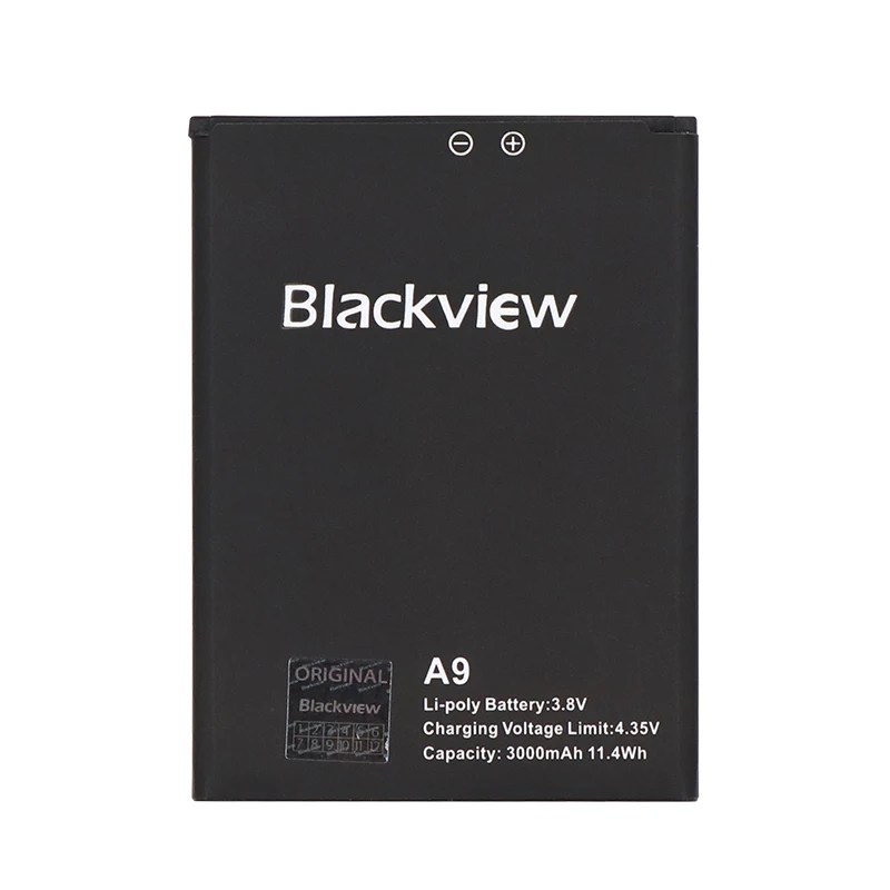 Оригинальный аккумулятор Blackview A9 3000 мАч 3 8 в для 5 0 дюймов HD 4G LTE телефон MTK6753