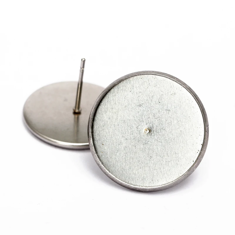 Серьги-гвоздики из нержавеющей стали с 6/8/10/12/14/16/18/20 мм 20 шт. | Украшения и