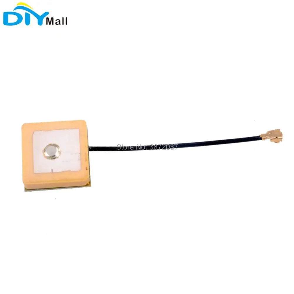 10pcs/lot GPS Active Antenna 15x15x6.5mm IPX Interface 50 ohms Navigation Cable for Module | Электроника