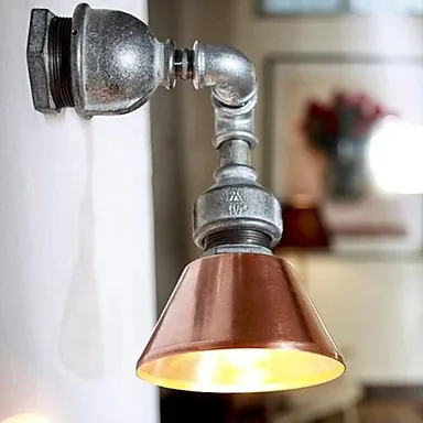 

Loft Style Industrial Vintage Wall Light Fixtures For Home Metal Water Pipe Lamp LED Wall Sconce Indoor Lighting Lampara Pared