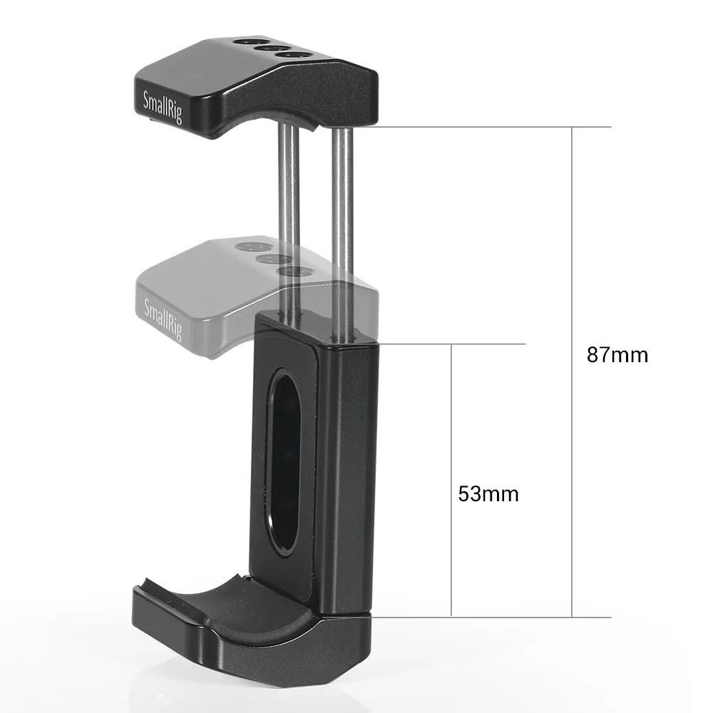SmallRig Holder for Portable Power Banks Quick Release Clamp Mount For 53mm-87mm Portable Chargers-2336