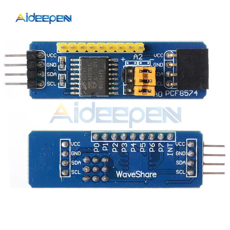 Расширенный модуль PCF8574 PCF8574T I/O поддержка интерфейса IIC/I2C плата расширения с