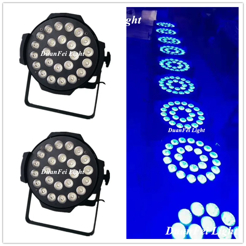 12 шт./лот диско лампа сценическая Par64 6 в 1 Rgbwa УФ для прожектора Uplights Dmx Par Led