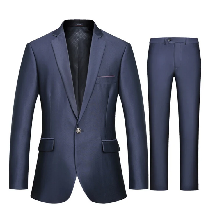2017 новая коллекция весна мужской костюм одна кнопка slim fit деловой случай платье