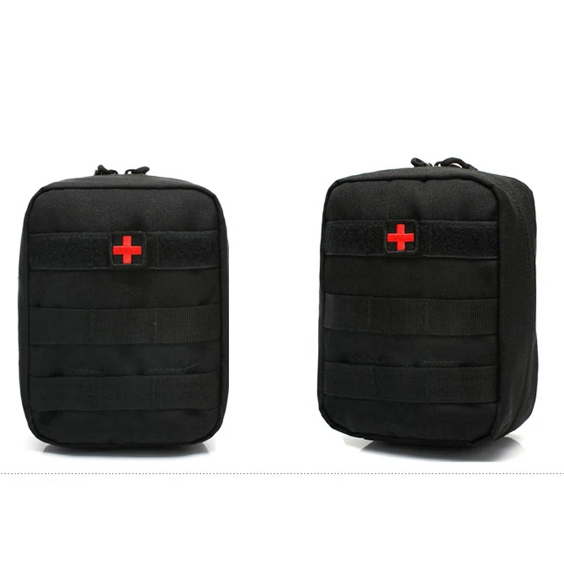 Черный цвет Утилита Molle тактическая медицинская сумка аптечка EMT аварийная Военная уличная охотничья сумка IFAK EDC пакет для выживания - Цвет: Черный цвет