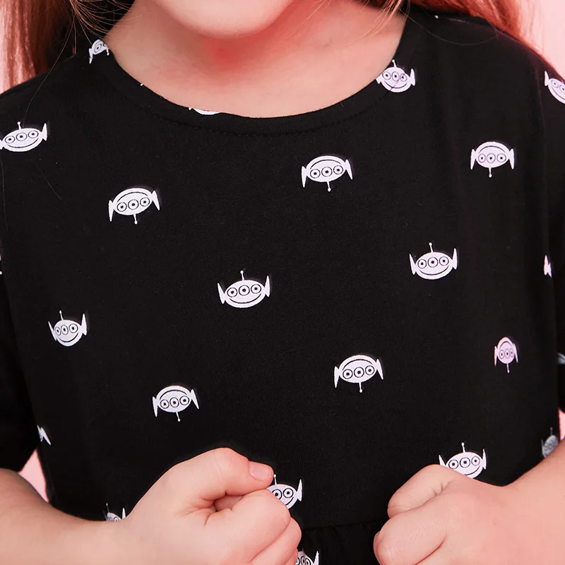 MinibalabalaGirls/платье 2019 г. Новая летняя одежда для детей Детское свободное хлопковое