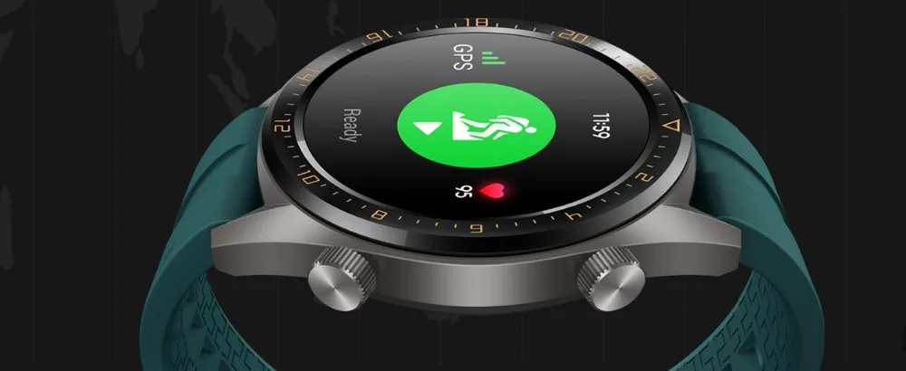 Huawei Watch GT Смарт часы Поддержка gps NFC 14 дней Срок службы батареи 5 атм водонепроницаемый телефонный Звонок трекер сердечного ритма для Android IOS