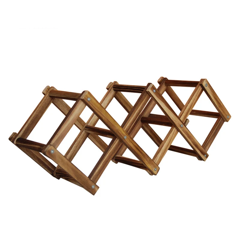 Homadise Ретро стиль твердая деревянная складная Винная стойка для вина Xabinet Home Pine