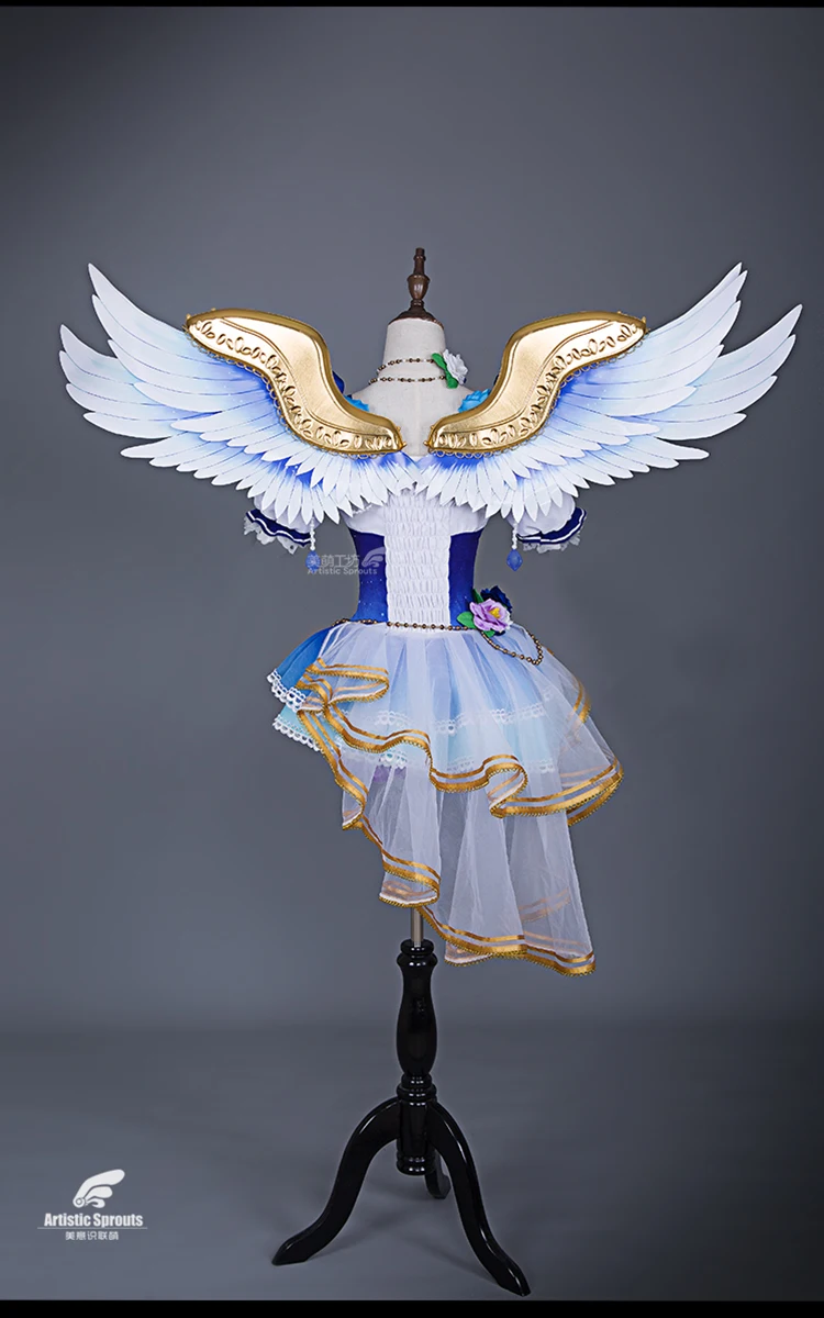 Прекрасный солнечный свет! Aqours Косплей Watanabe You Костюм Angle wakening dress Limited Edition [в