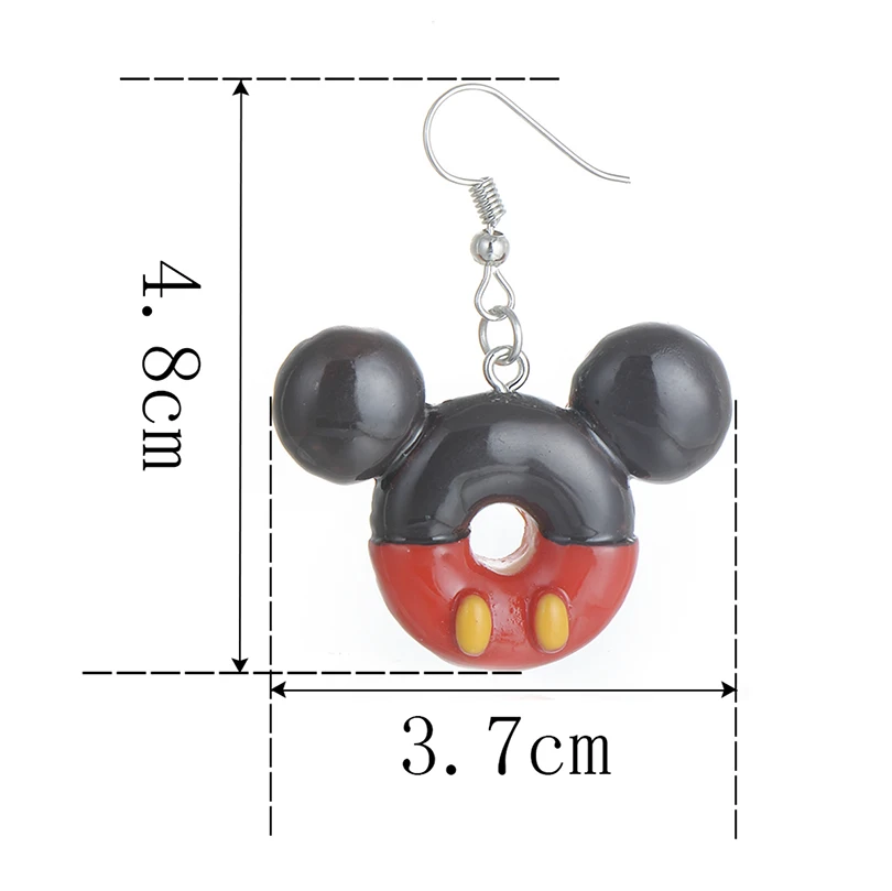 2019 Новые ручной работы Милые Мышь Висячие серьги для женщин Jewelry прекрасный