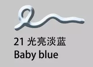 21 BABY BLUE 1 шт. Pebeo Setacolor 3D краски для ткани водонепроницаемые 20 мл Outliner Tubes блеск Brod'Line глянцевая ткань для обуви DIY Art LINE3 - Цвет: 21 BABY BLUE