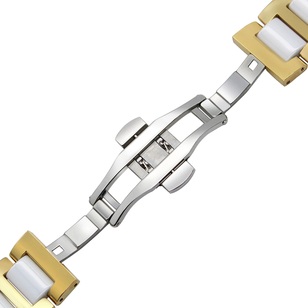 Керамика+ нержавеющая сталь ремешок для часов Quick Release ремешок для Rado Diamaster центрикс часы браслет 12 14 16 18 20 22 мм