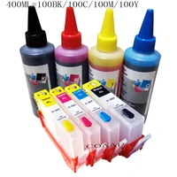 compatible hp 364 refillable ink cartridges 400ml dye inks for hp photosmart 5510 5520 6510 6520 7510 7520 e all in one