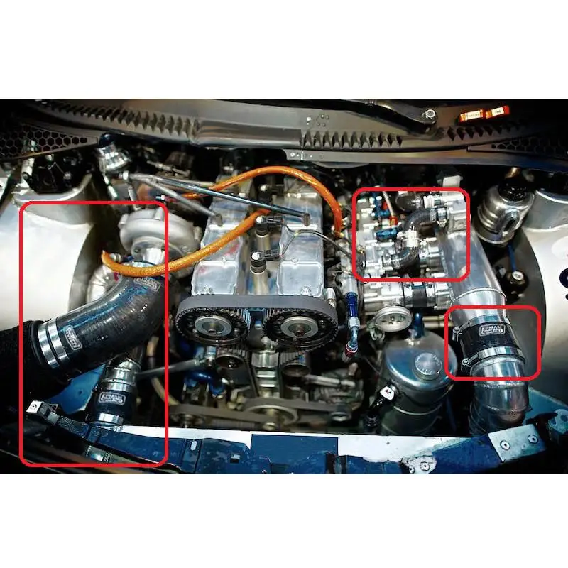 2 "-2 75" 51 мм-70 мм Стандартный соединитель 90 градусов 4-слойный для Toyota MR2 MK2 Turbo