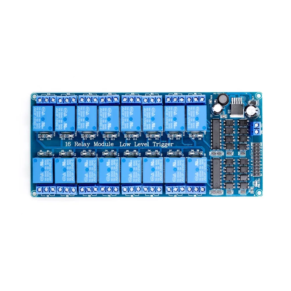 12В 16-канальный релейный модуль для arduino ARM PIC AVR DSP электронная релейная пластина