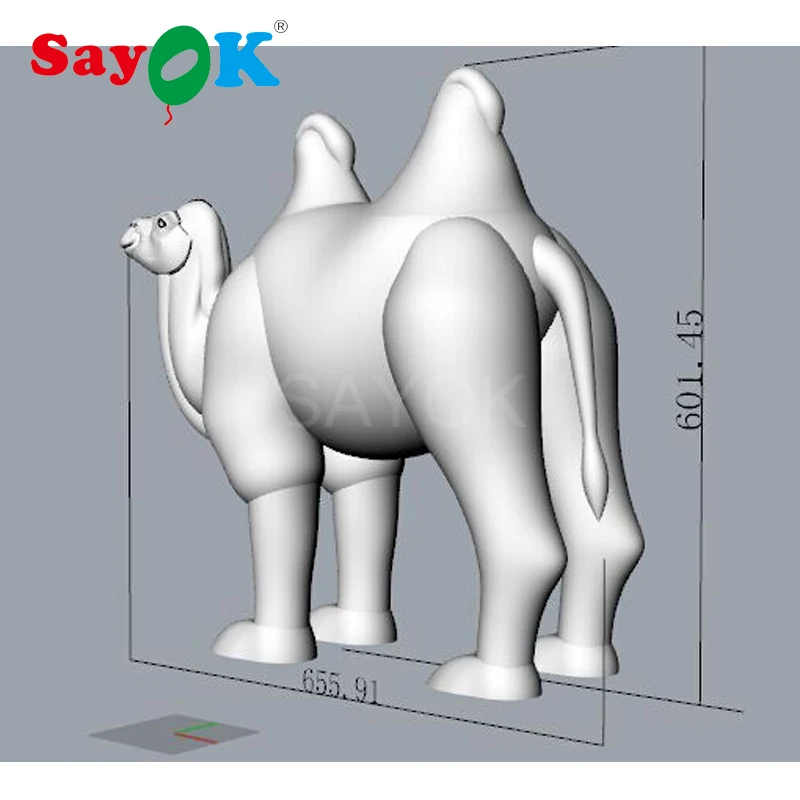 Уличная гигантская надувная игрушка верблюд модель животного верблюда для