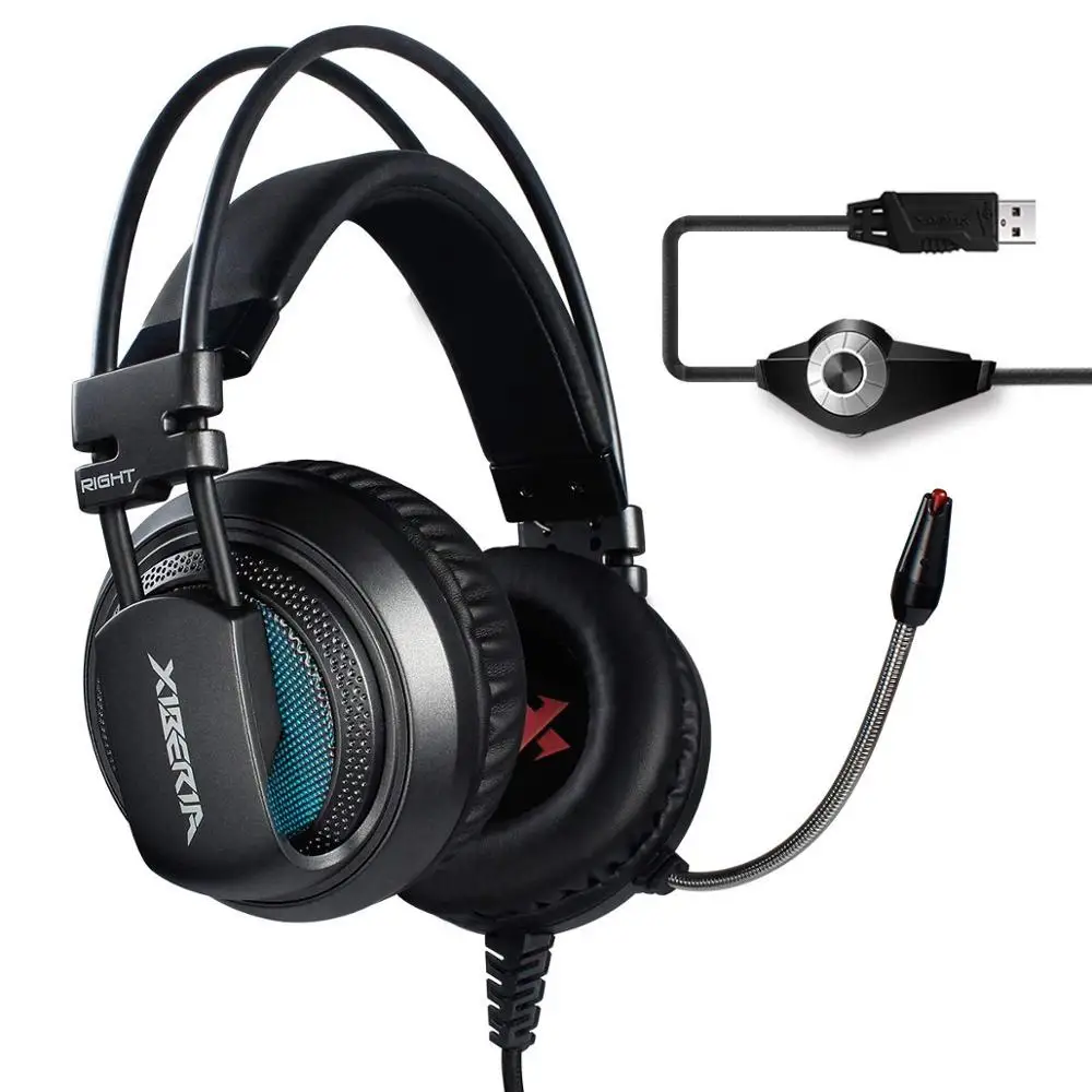 XIBERIA V10 игровая гарнитура к персональному компьютеру игровые usb наушники с