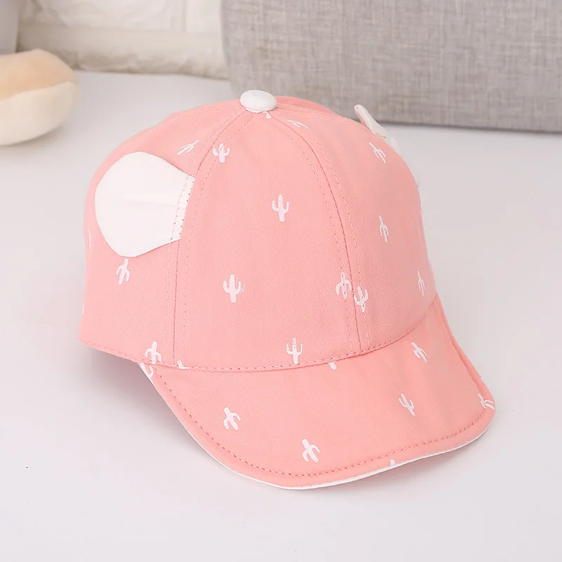 3-24 month MIXIU/милые шапки с героями мультфильмов; летняя детская шапка для новорожденных; бейсболка для мальчиков и девочек; хлопковая Бейсболка унисекс для малышей; детские шляпы от солнца; подарки - Цвет: 3-24 month
