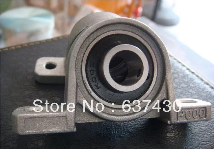 

100pcs/lot KP001 12mm bore Zinc alloy pillow block bearings 12mm Mounted support pillow block bearings