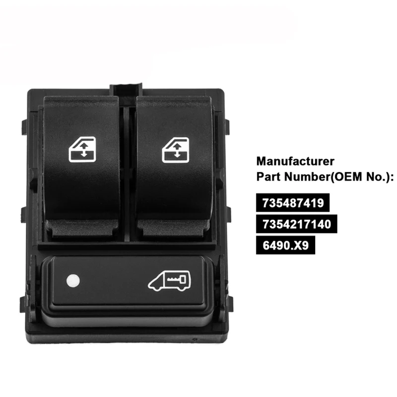 Переключатель Стеклоподъемника 735421419 для Fiat Ducato Doblo Citroen Jumper II Peugeot боксер 2006 2007 2008